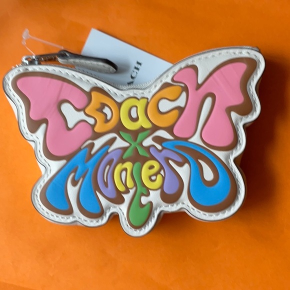 🦋 COACH X LIL NAS BUTTERFLY COIN CASE 🦋 NWT 🦋 - Picture 6 of 16
